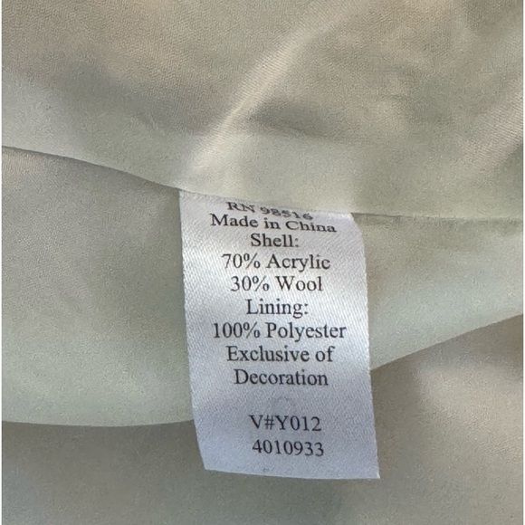 Coldwater Creek Stitched Boucle Wool Blend Jacket/Blazer Size 12P - Picture 10 of 12